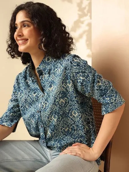 Women Printed Relaxed Fit Shirt